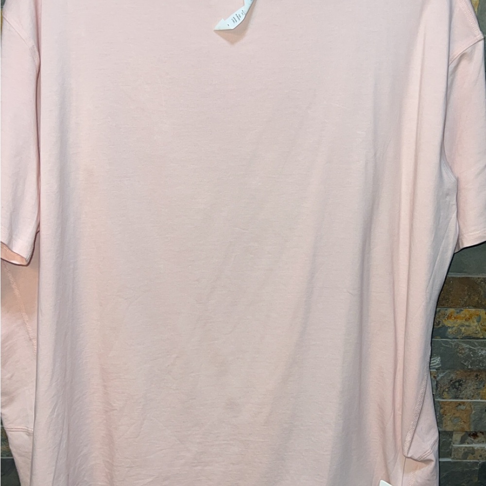 Lululemon NWT sz 10 Pink Back in Action  T-Shirt